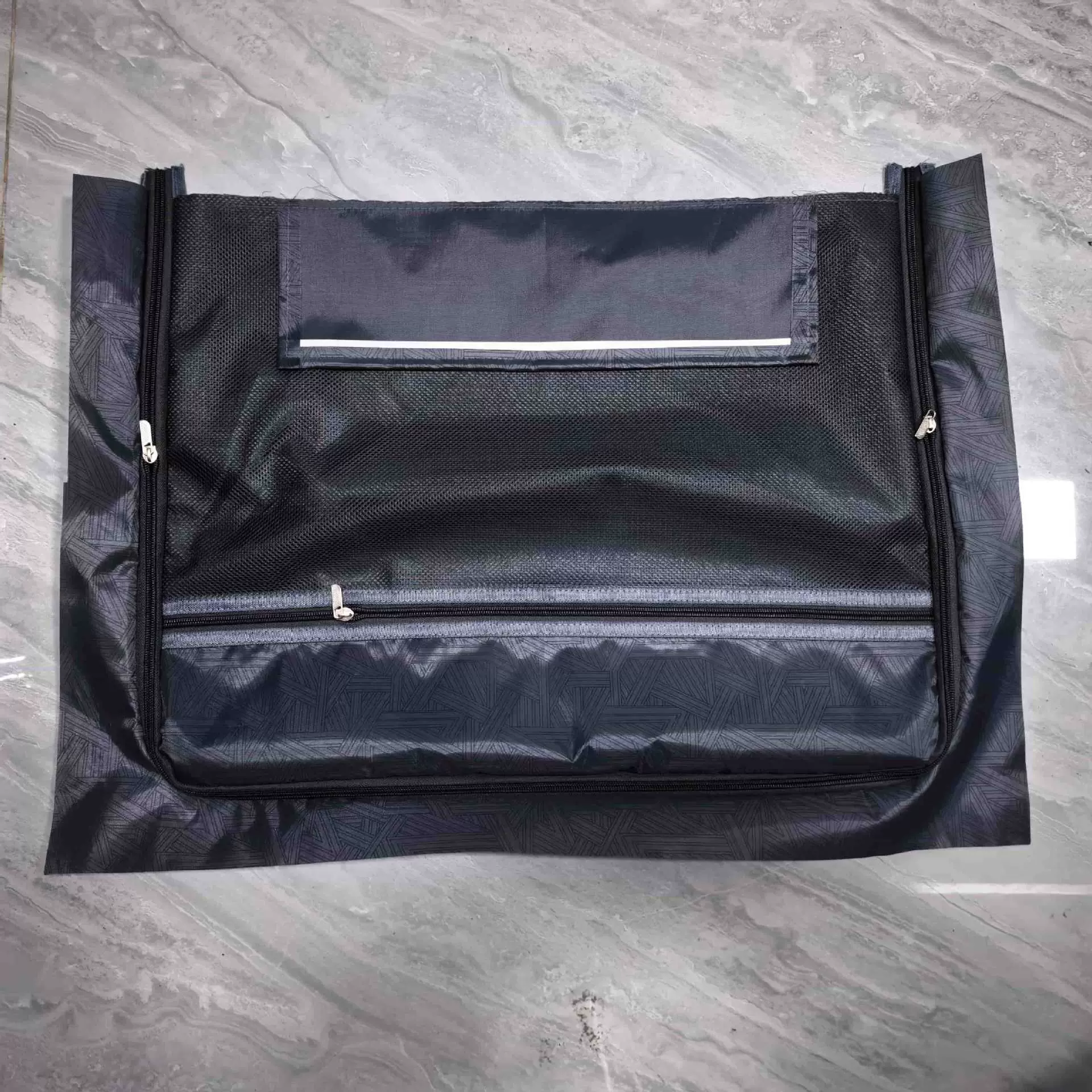 拉杆箱里布U型中片 210D牛津布内衬外贸半成品行李箱包包工料加工