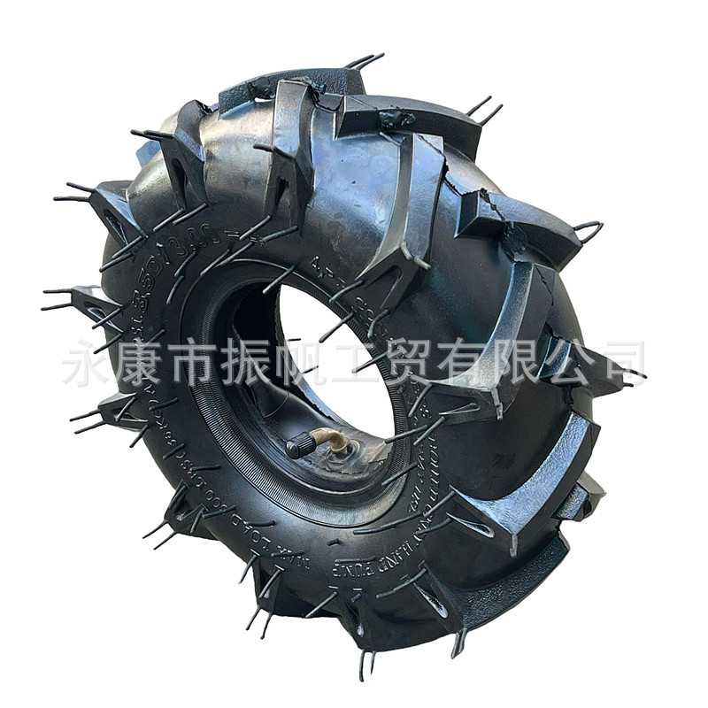 3.00-4 Manual agrícola micro-cultivadora en forma de herringe neumático pequeño tubo exterior de kart 3.50-4 tubo interior y exterior de tubo interior inflable