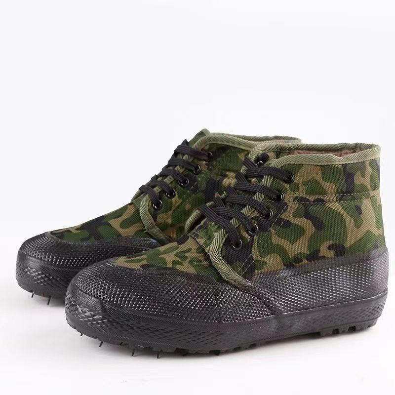 Winter Fleece Lined and Thick High-Top Lao Bao Cotton Shoes for Men, Work Safety and Outdoor Warmth Cold-Proof Cotton Shoes Wholesale Manufacturer