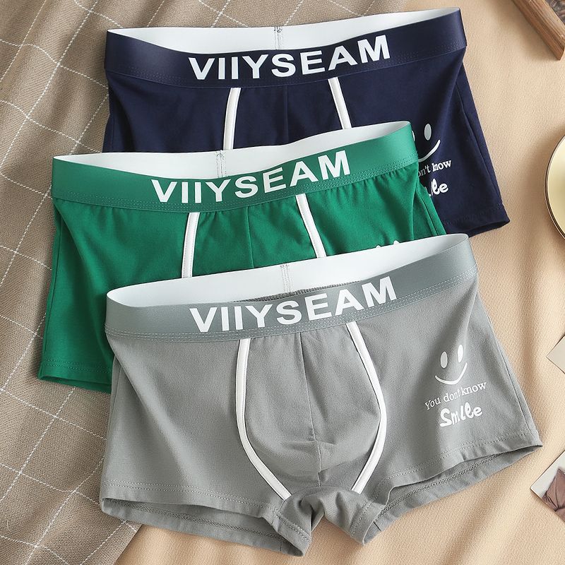 New Men's Underwear, Men's Cotton Breathable Boxer Briefs, Men's Boxer Briefs, Youth Trendy Shorts and Pants