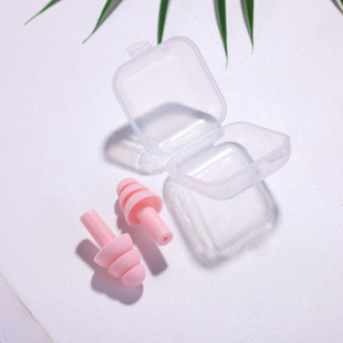 Wireless Silicone Christmas Tree Soundproof Earplugs 1270 Noise Reduction Sleep Plugs Industrial Bullet Type Waterproof Swimming Earplugs
