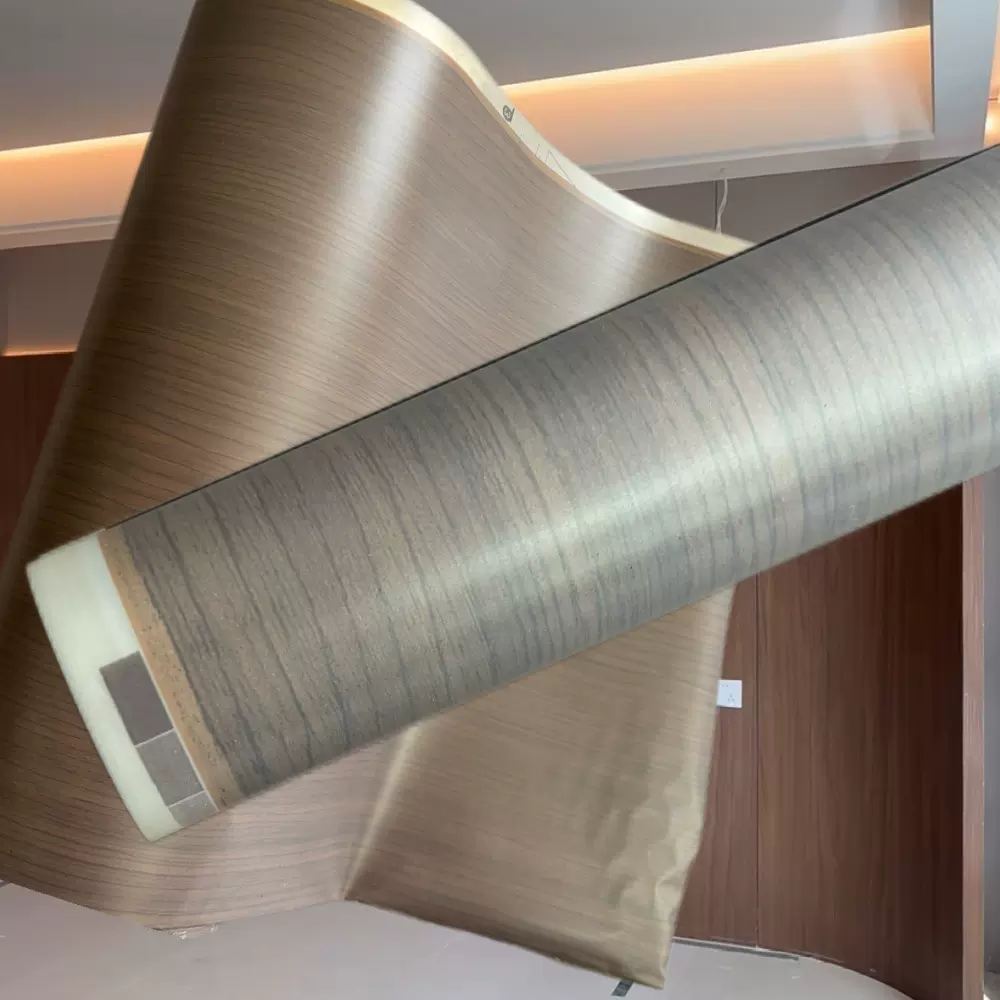 2025塑料烫金膜 木纹烫金箔WPC墙板耐高温耐磨装饰膜厂家直销