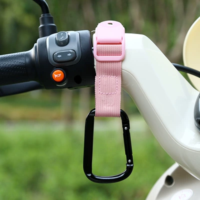 Other Electric Vehicle Accessories – Hanging Buckle Storage Artifact - pink-webbing-square-buckle-light-board-long-36cm