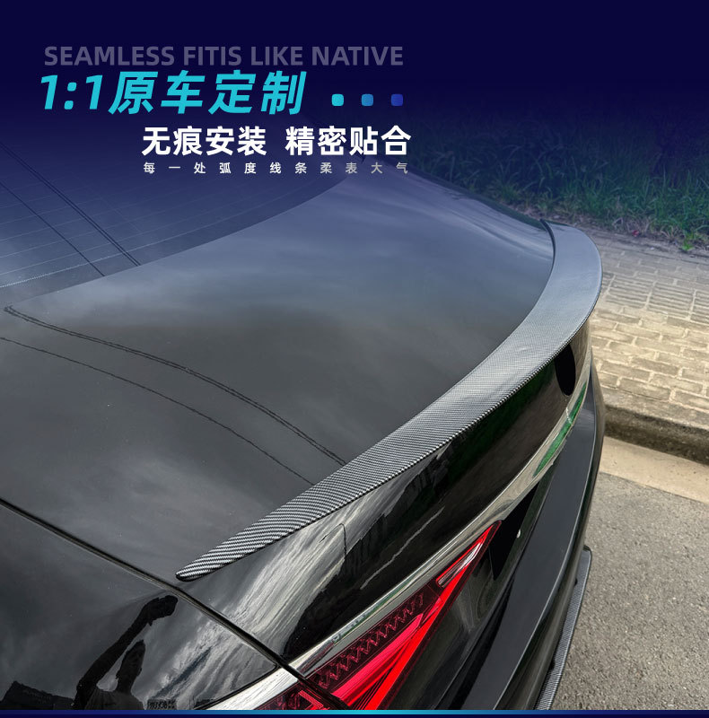 Suitable for Mercedes-Benz S-Class W223 2021+ AMG, special ducktail spoiler, cross-border modification