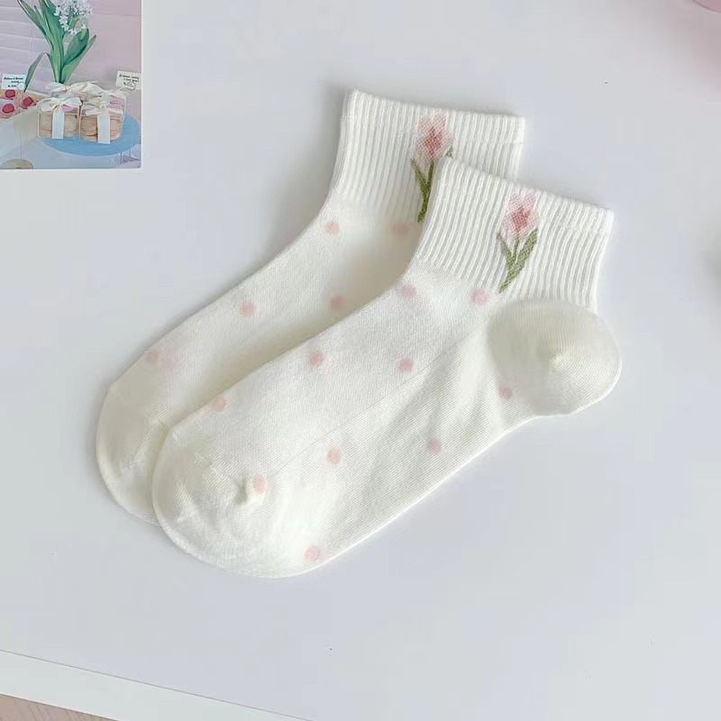 Wave dot flower