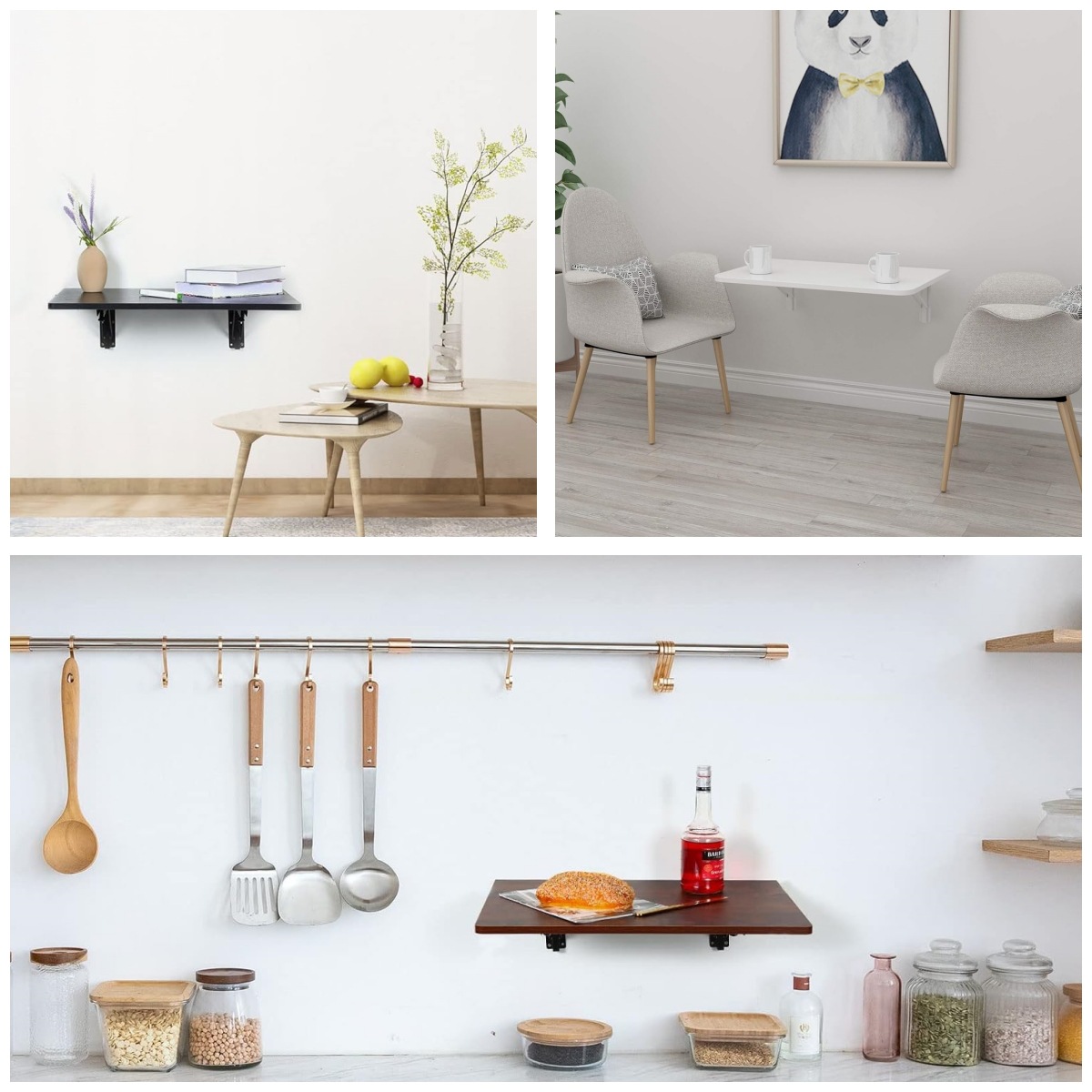 tabla laminada de pared plegable tipo pared soporte Billy soporte soporte de carga laminado de madera soporte de almacenamiento móvil