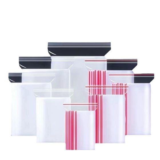 in stock wholesale self-sealing bag pe packaging bag thickened plastic bone chain bag packaging bag bone bag sealing plastic bag