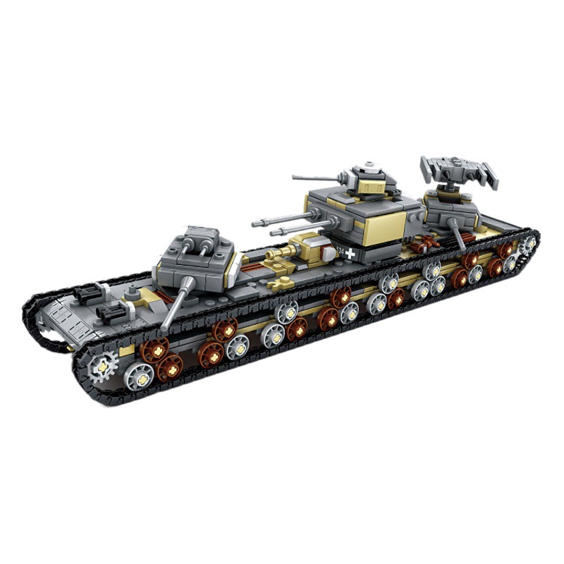 Kaizhi 8-en-1 traje de montaje de coche tanque pesado modelo niño montaje bloques de construcción montaje juguete regalo 82054