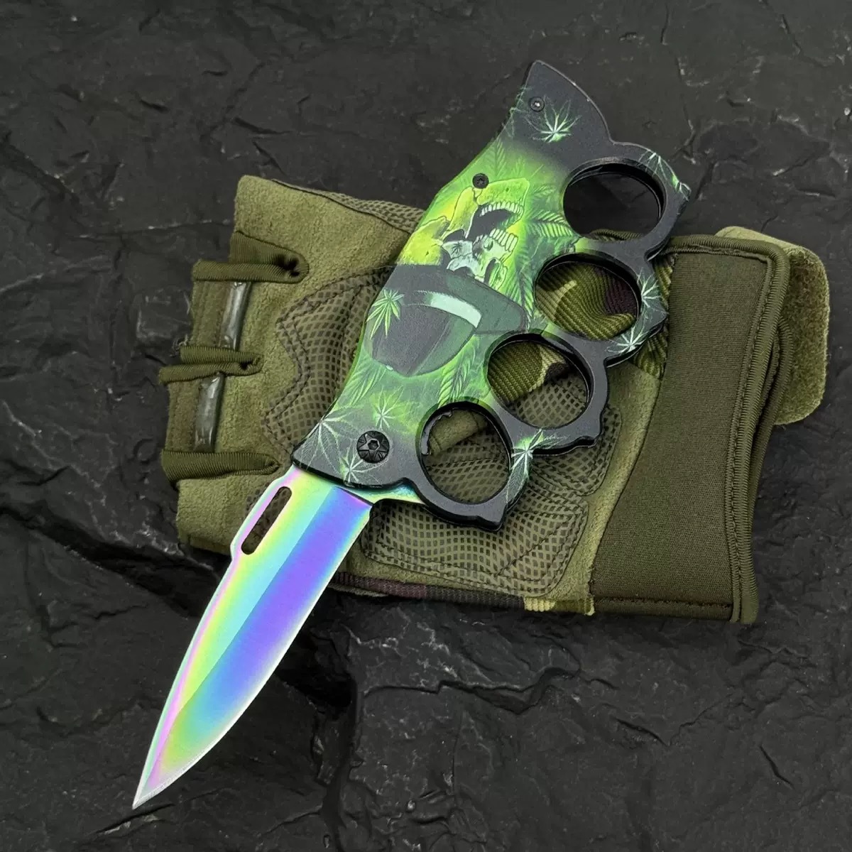 Cuchillo plegable multifuncional para exteriores Cuchillo de defensa personal Cuchillo de supervivencia salvaje para acampar