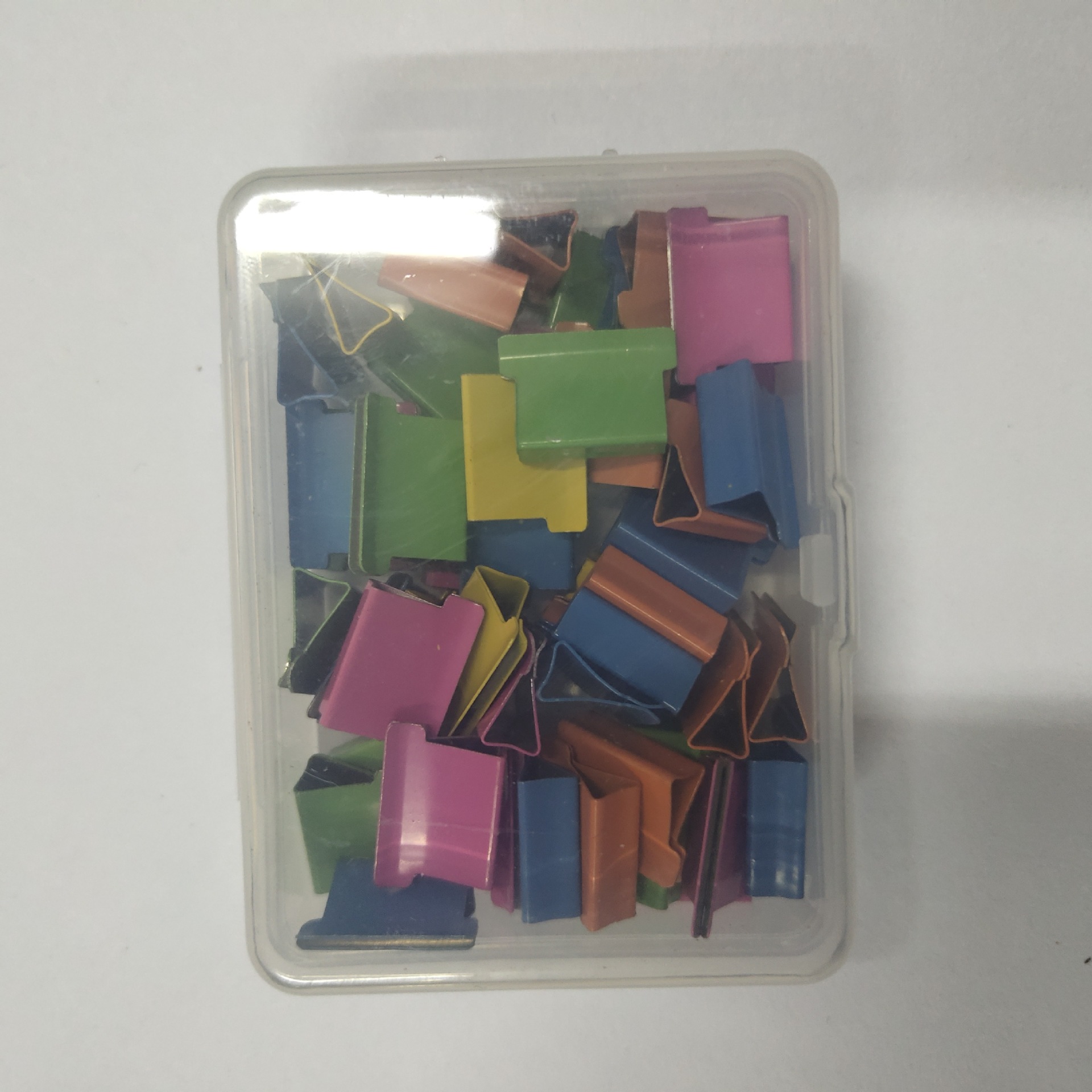 Clip de metal suplementario Clip de papel de prueba Clip de papel de libro Clip de papel de papel de papelería Clip de empuje Clip de respaldo