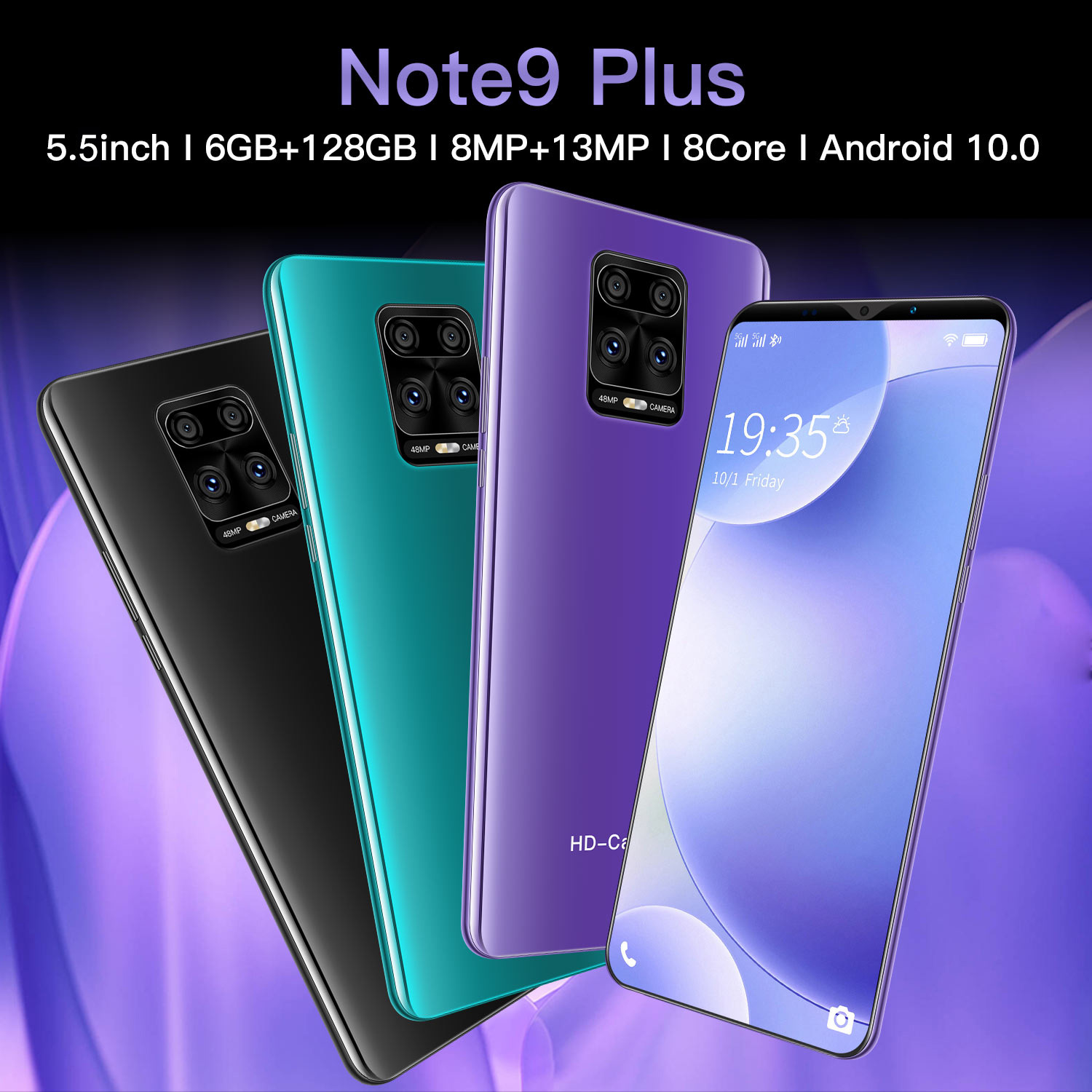 Note9 plus手机 新款Note9 pro手机跨境电商安卓智能价低外贸手机