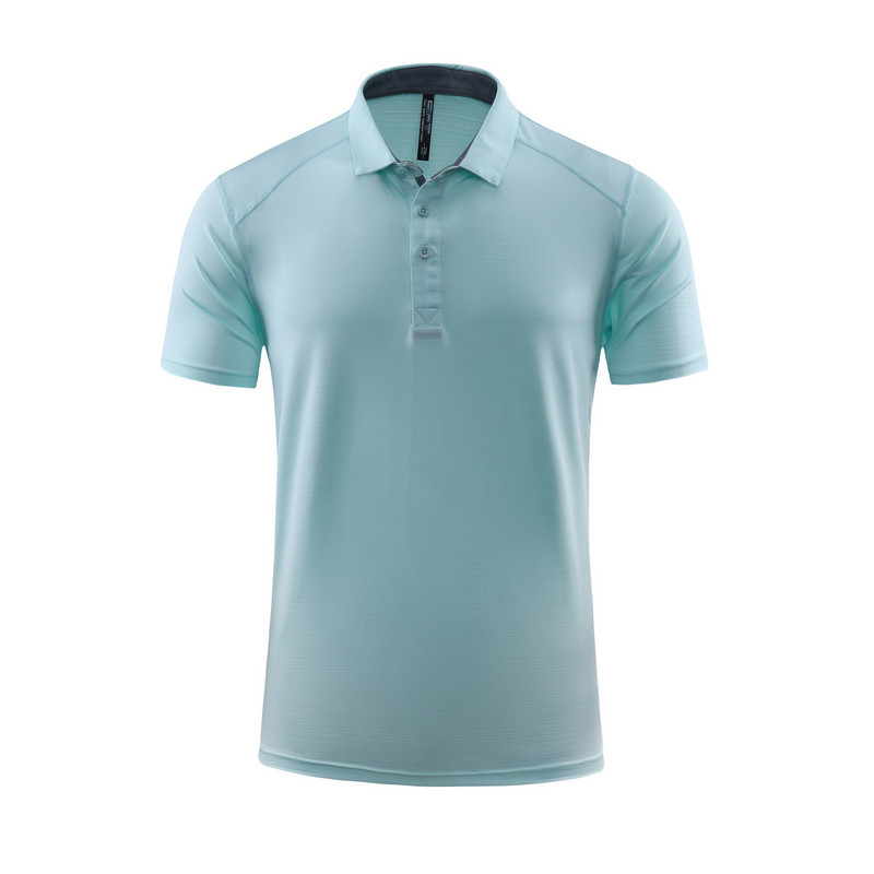 Camiseta deportiva de secado rápido, polo de manga corta para hombre, top de verano para correr, uniforme de equipo de entrenamiento de gimnasio elástico para mujer, informal y versátil