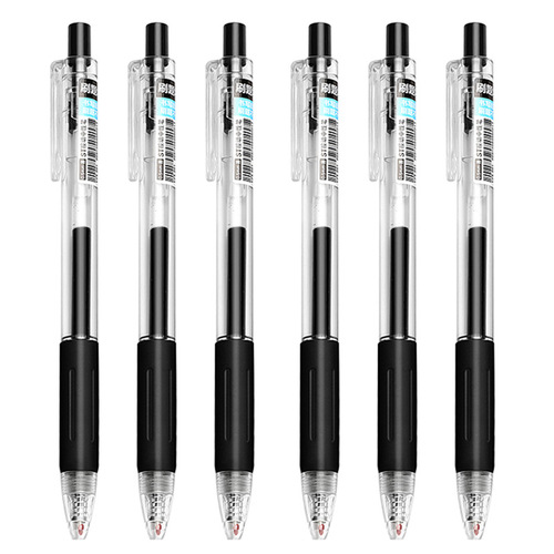 st head brush question pen gel pen ballpoint pen signature pen press pen black water pen student stationery supplies wholesale