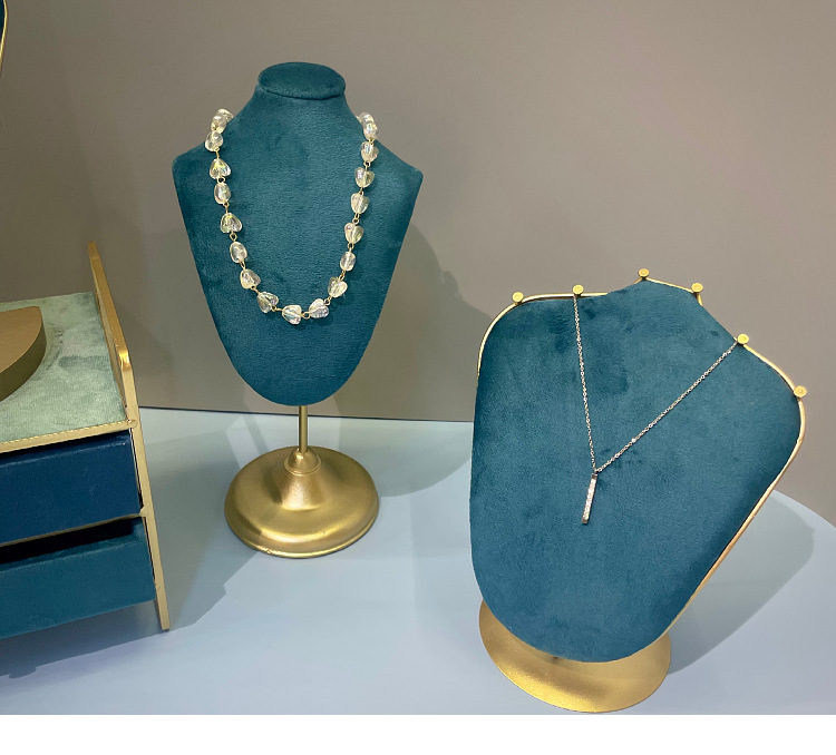 Fashion Solid Color Metal Jewelry Rack 1 Piece