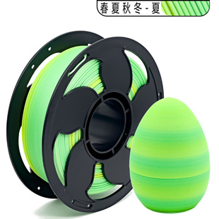 Toksen3D Printing Filament Matte Pla Filament 1kg Matte Rainbow Gradient 1.75mm 3D Printer Filament