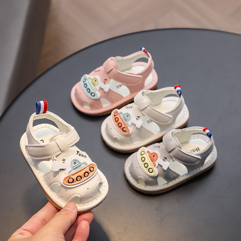 New Baby Korean Style Sandals 2025 Summer Girls' Shoes 0-2 Years Old Boy's Shoes Called Toddler Shoes