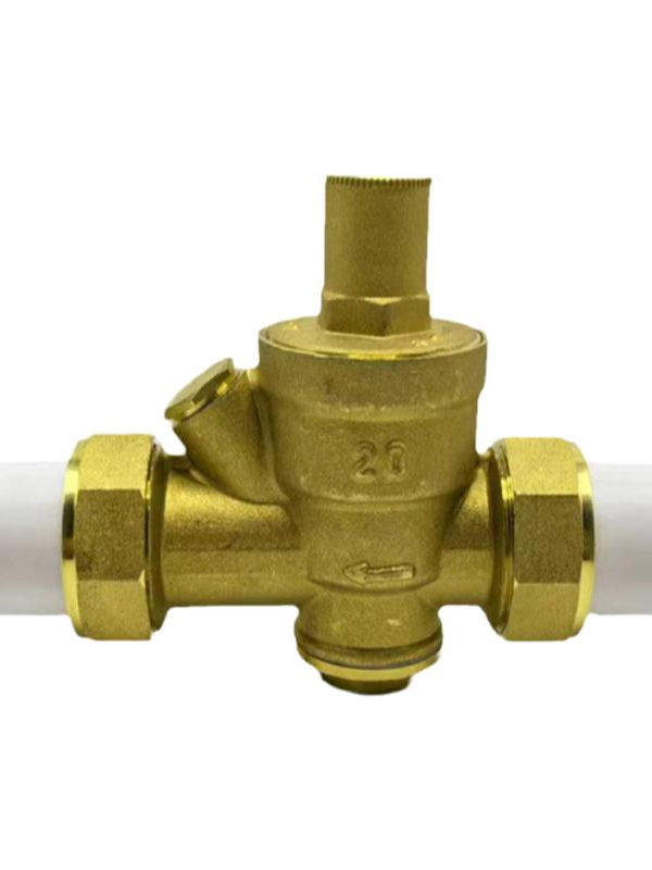 ✅PPR25 32 40 50自来水减压阀家用可调式净水热水器活接恒压稳压