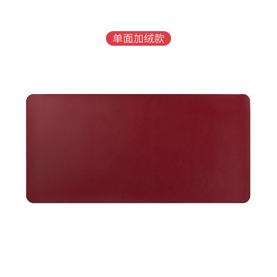 Cojín de mesa de cuero rectangular de color sólido simple computadora doméstica de escritorio grueso teclado almohadilla publicitaria almohadilla de ratón