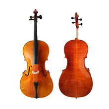 高档大提琴 实木虎纹考级演奏成人儿童初学者练习乐器