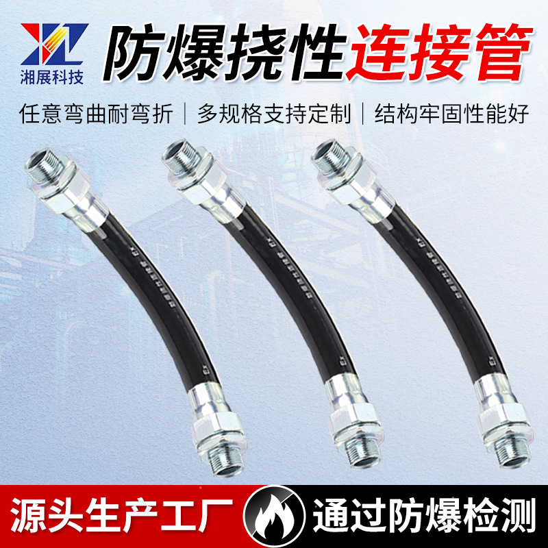 BNG防爆挠性软管DN15*500防爆钢丝软管 穿线管防爆绕性管长度非标