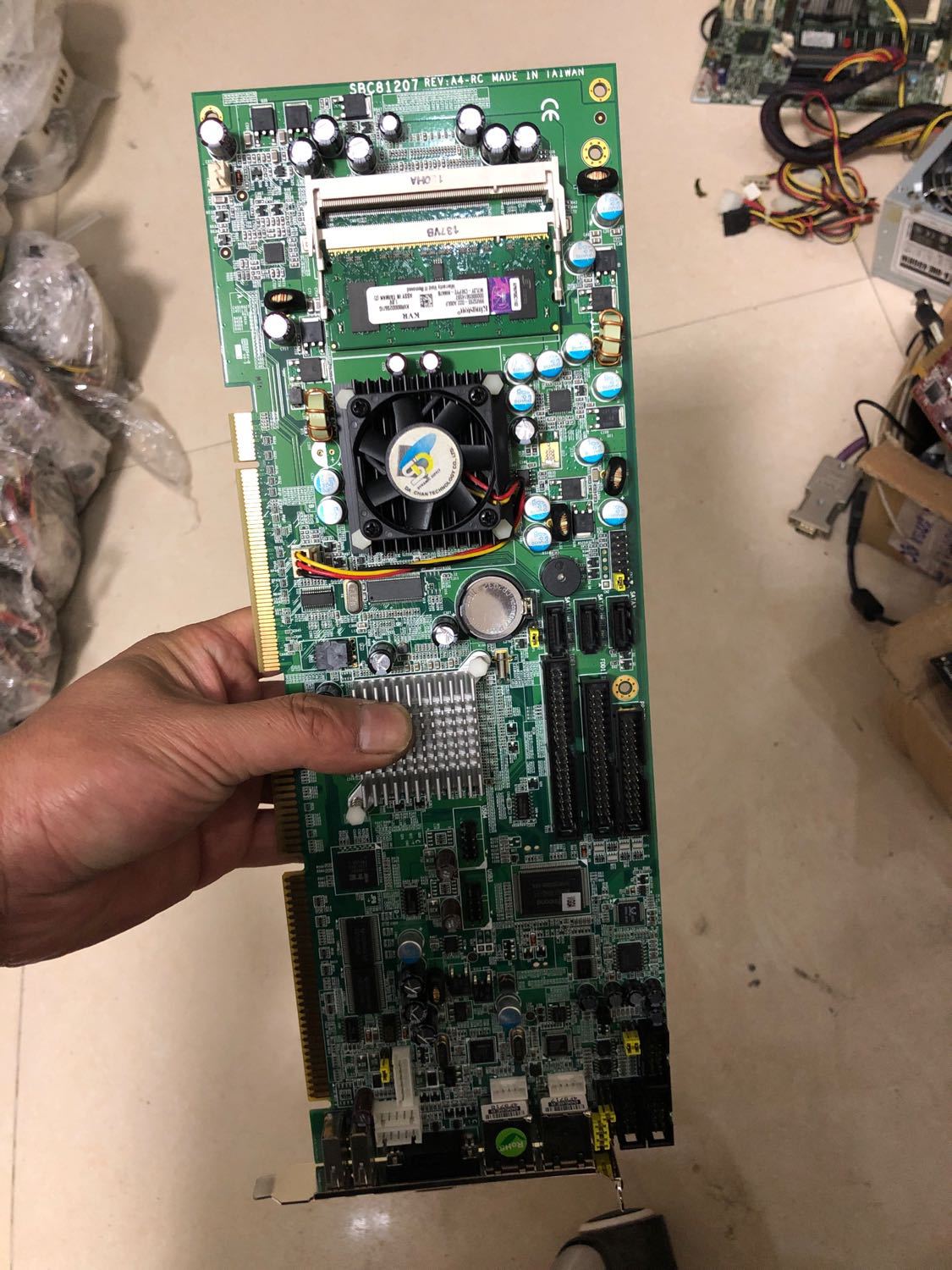 春田谷艾讯 SBC81207 Rev.A4-RC 嵌入式工控长卡主板 议价出售
