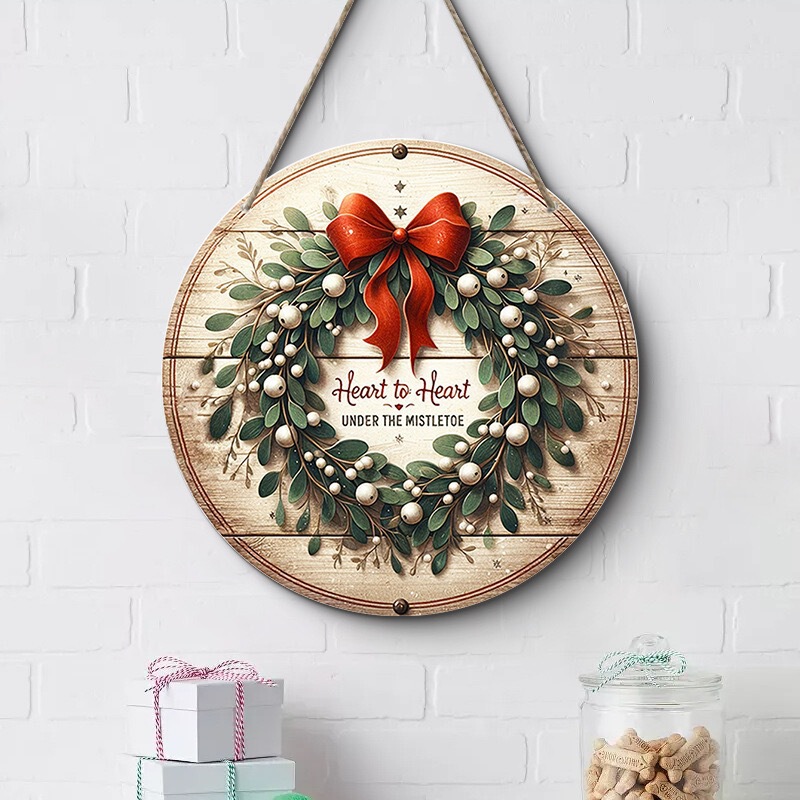 クロスボーダークリスマスクリエイティブ吊り下げ装飾木製工芸品ラウンドドアサイン木製吊り下げタグシリーズ 20Cmos 吊り下げ|undefined
