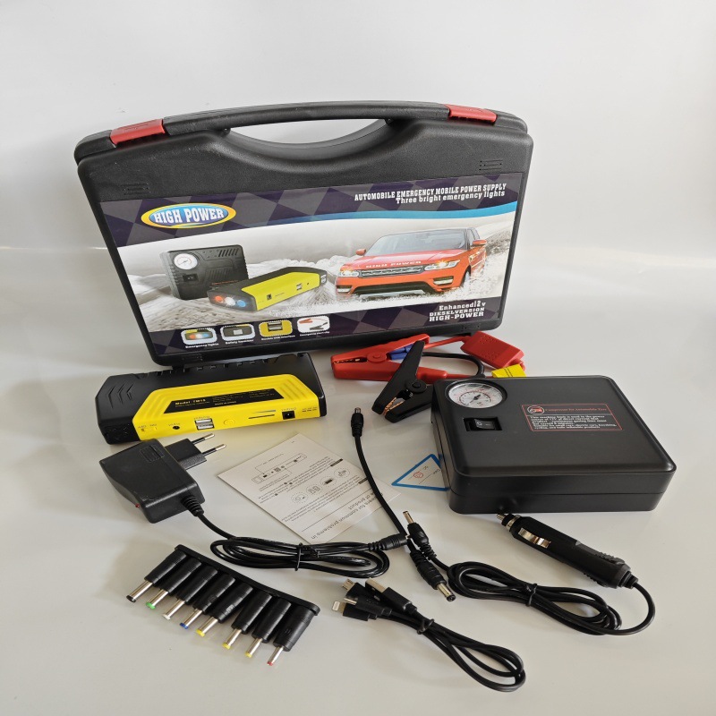 汽车应急电源搭电启动一体机车载启动器起动充电宝带打气泵可充电