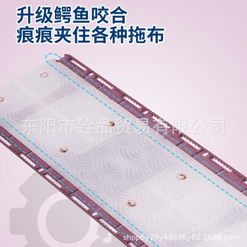 新款加大家用懒人干湿巾小拖把清洁夹布式洗脸巾拖把平板拖把神器|undefined