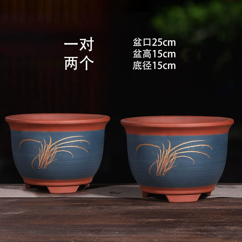 Extra large flowerpot, ceramic big high boots