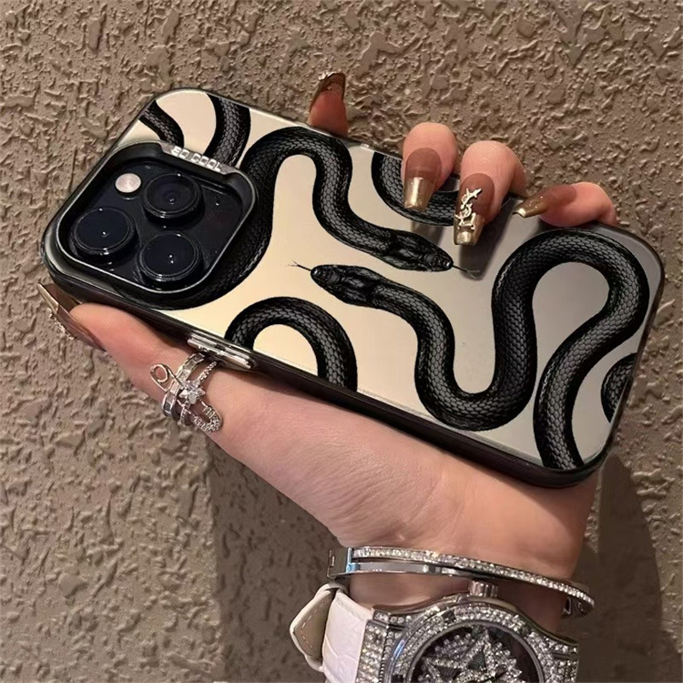 跨境适用荣耀HonorMagic8Pro手机壳X5c创意黑蛇X7d防摔IX9d保护套