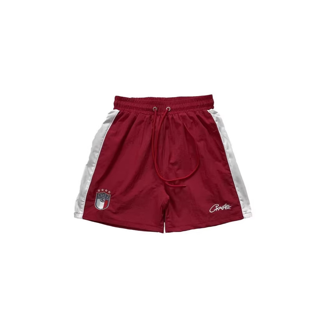 2026 Summer New Cross-Border Corteiz Alcatraz Shorts Barcelona Manchester United Style Men's Football Sports Five-Point Pants