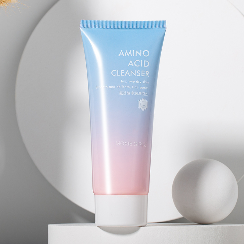 Mousse Girl Limpiador Facial Purificante de Aminoácidos, Limpiador Facial Suave y No Irritante para una Limpieza Profunda