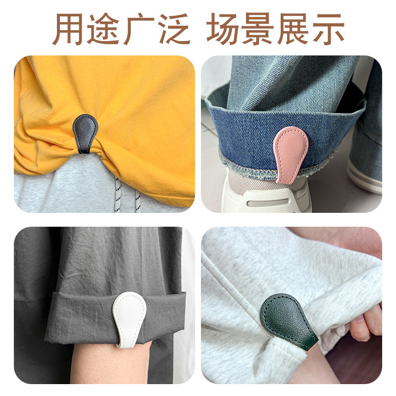 シャツのシャツは袖を引っ張って袖を固定します。|undefined