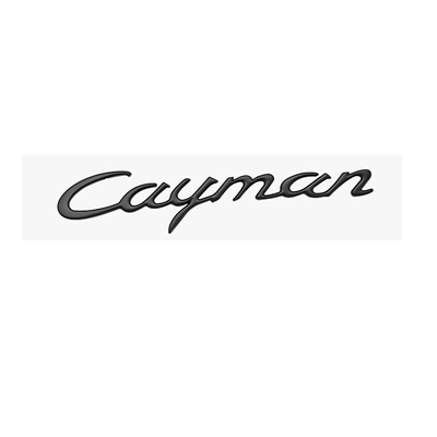 Car logo, erelectric Panamela English - gloss-black-cayman