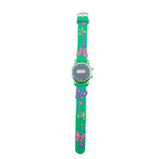 Cartoon children's watch boys and girls multi-color strap display time children recognize time kindergarten watch