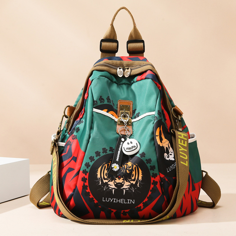 Travel Backpack for Women 2025 New Fashion Women's Oxford Cloth Backpack Lightweight Large Capacity Outdoor Travel Backpack