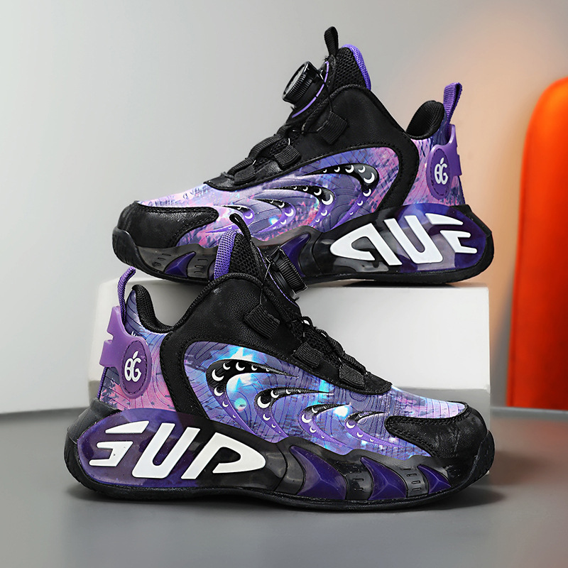 Zapatos infantiles de baloncesto para niños otoño y invierno nuevos zapatos de corrida para niñas con calzado de algodón caliente zapatos deportivos impermeables