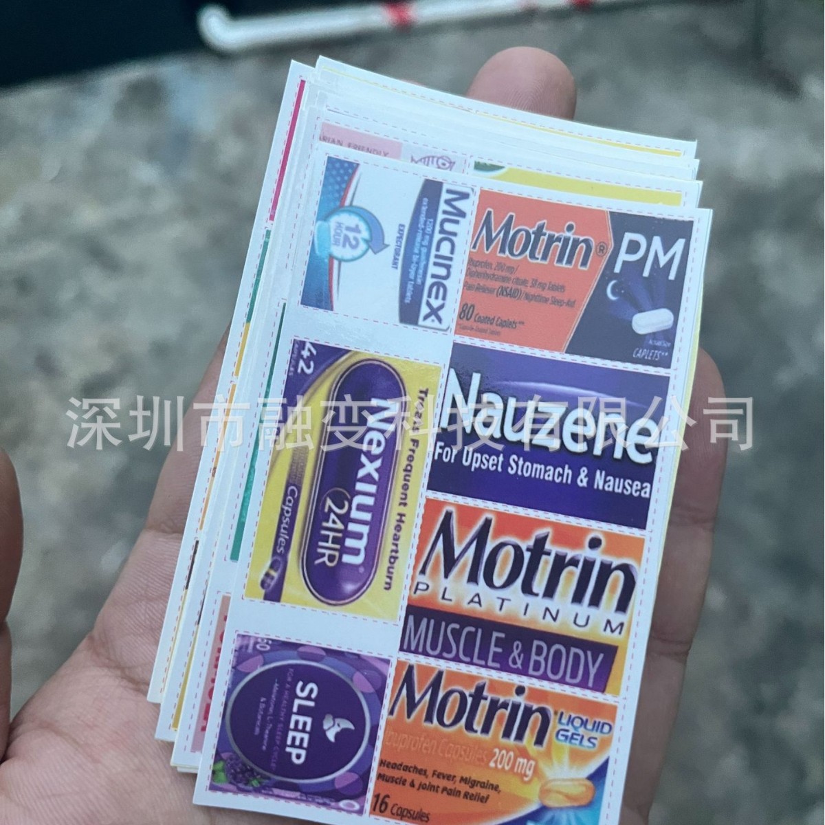 Pocket pharmacy con labels conveniente 147 etiqueta adhesiva de la medicina de viaje 10 cajas de pastillas