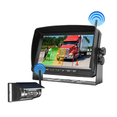 Driving recorder Solar Camera Hd Car - 7inch-car-wireless-monitor-1-wireless-wifi-solar-magnetic-camera