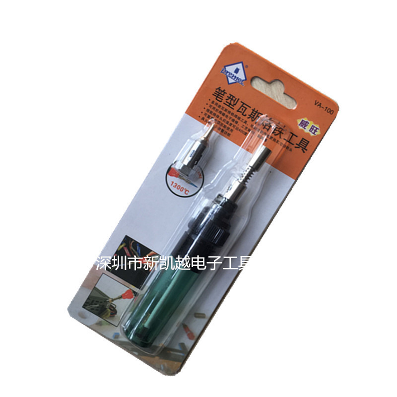 VA-100 de gas de soldadura de hierro portátil de calor cabrito de gas de soldadura de hierro eléctrico de soldadura de hierro pluma tipo de gas de pulverización pistola de soldadura