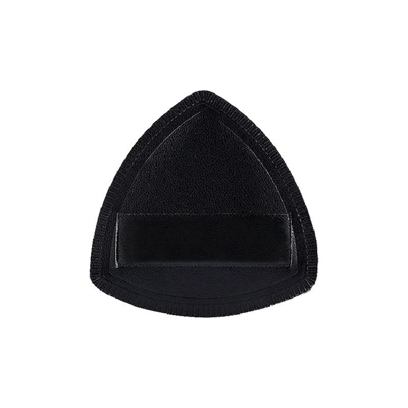 Esponja triangular negra para maquillaje que no absorbe polvo, base de maquillaje tipo marshmallow, herramientas de belleza profesionales al por mayor, venta transfronteriza de gran éxito.