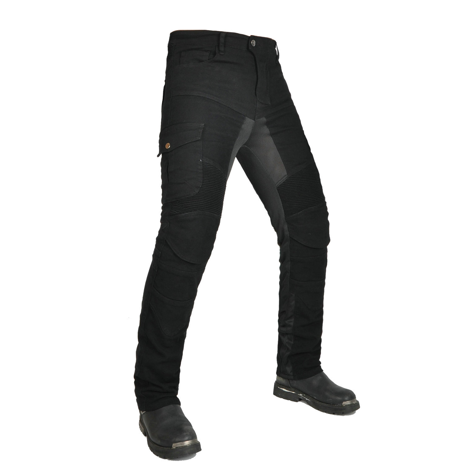 2025 verano motociclismo jeans pantalones de carreras con protector anti-caída ciclismo pantalones de motociclismo protector silicona