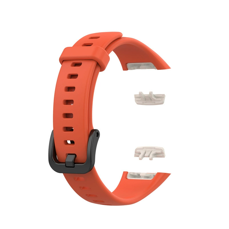 Подходит для Huawei Honor Band 6 однотонный силиконовый ремешок honorband6TPU мужской и женский спортивный простой заменный браслет