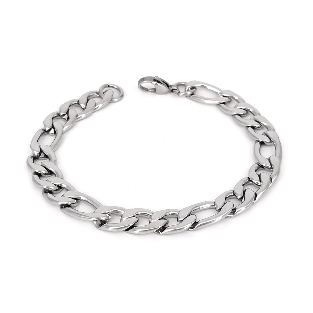 Hip-Hop Geometric 304 Stainless Steel No Inlaid Men'S Bracelets display picture 2