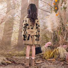 Children's Cardigan Sweater for Autumn/Winter 2023 - New Style Kids' Jacket, Trendy Knit Coat, Medium-Length Children's Apparel