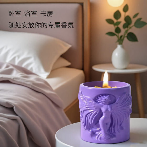 Printing Liberty Niche Gypsum Cup DIY Handmade European Creative Aromatherapy Candle Relief Gypsum Cup Mold