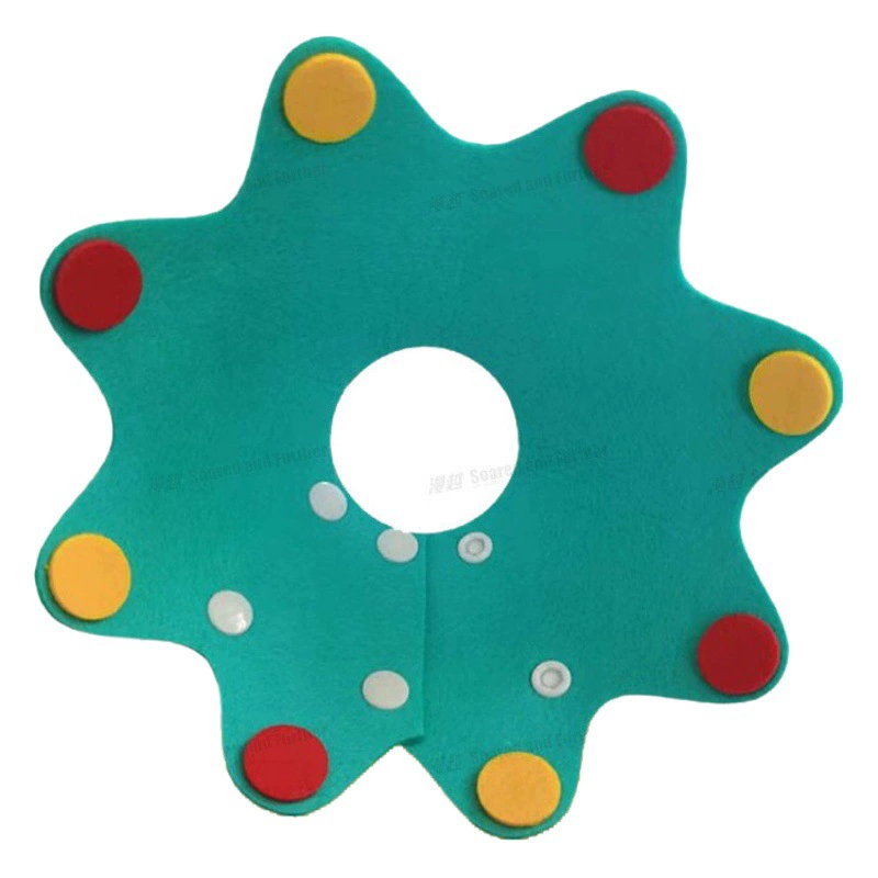 Кольцо Элизабет войлочный Регулируемый ошейник для домашних животных тонкое мягкое легкое кольцо на шею послеоперационное восстановление против облизывания против укусов стыд кольцо