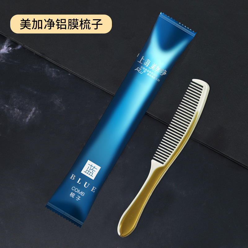 Pein desechable especial del hotel para llevar con usted envasado independiente para habitaciones peinado de barra larga peinado plástico