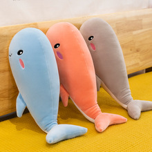 可爱鲸鱼毛绒玩具软体海洋鲸鱼公仔抱枕玩偶生日礼物男女礼品批发