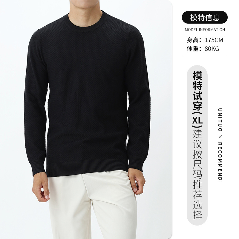 Hombres viejos estilo de piña estilo retro americano jersey de punto suéter hombre lujo ligero chaqueta de manga larga camiseta ropa hombre